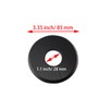 bociloy Wall Split Flange 26mm/1"Diameter, ABS Round Self-Adhesive Escutcheon Plate,