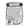 Blue Mountain Arts Sister Magnet with Easel Back—Birthday, Holiday, or