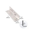 sourcing map 4pcs Angle Bracket Metal 80x20mm Corner Fastener L