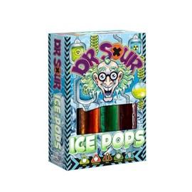 Dr. Sour Ice Pops Water Ice Cream Fruity Sour 10 Ice Bars 400 ml