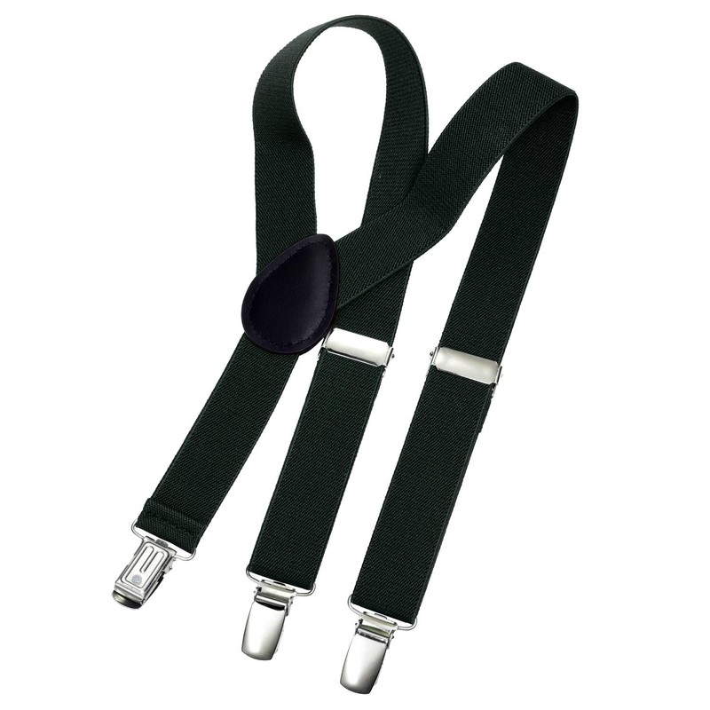 DonDon Boys' Braces Bow Tie Set Elastic and Adjustable Length