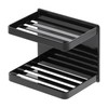 Yamazaki 3810 Magnetic Soap Tray, Black, Approx. W 4.7 x