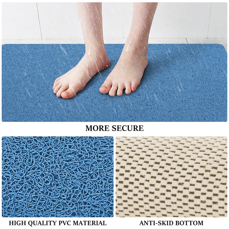 LuxStep Shower Mat Bathtub Mat,24x36 inch, Non-Slip Bath Mat with