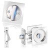 Dontay 2 Pack Pocket Door Privacy Lock and Pull, Stainless