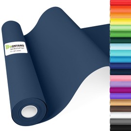 Navy Blue Eid Wrapping Paper, 15"x450" Boy Birthday Construction Bulletin Board Craft Art Decorative Paper, Father's Day Bouquet Flower Gift Wrap for Men Dad Him, Florist Supplies for Packing Shipping