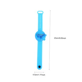 Ipetboom Portable Wristband Dispenser for Hand Random Dinosaur Design Reusable and Easy to Fill Liquid Bracelets for Go Hygiene