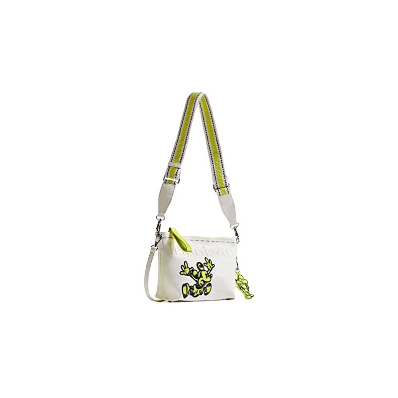 Desigual Women's BOLS_Mickey Calpe Across Body Bag, White