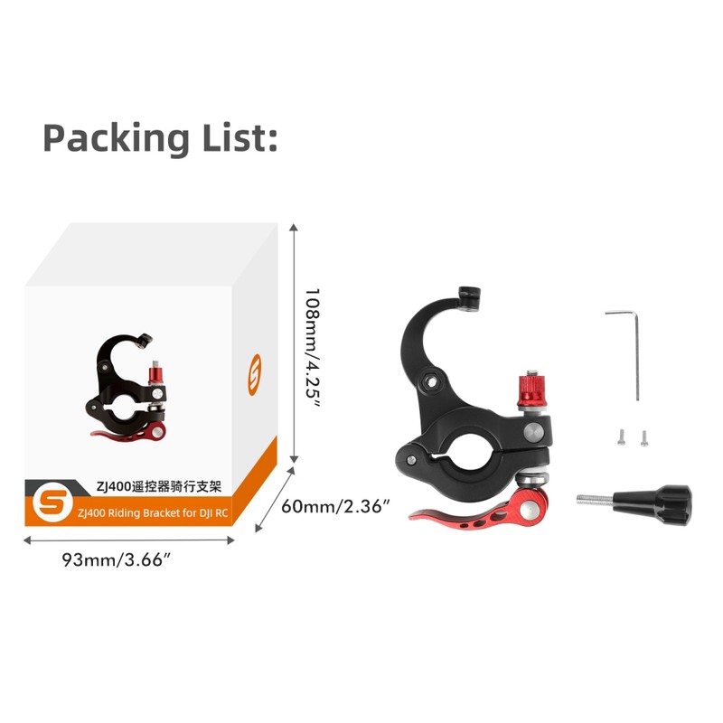 Remote Control Mount Bike Clip RC Holder Compatible for DJI
