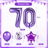 70th Birthday Balloons Decorations 40 Inch Large Number 70 Birthday