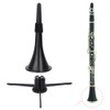 Portable Detachable Plastic Flute Clarinet Stand Holder Music Instrument Accessory