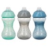 Nuby - Taza de 3 piezas de fácil agarre sin