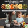 ASKSCICI Stainless Steel Cookware Set, 16-Piece Pots and Pans Set
