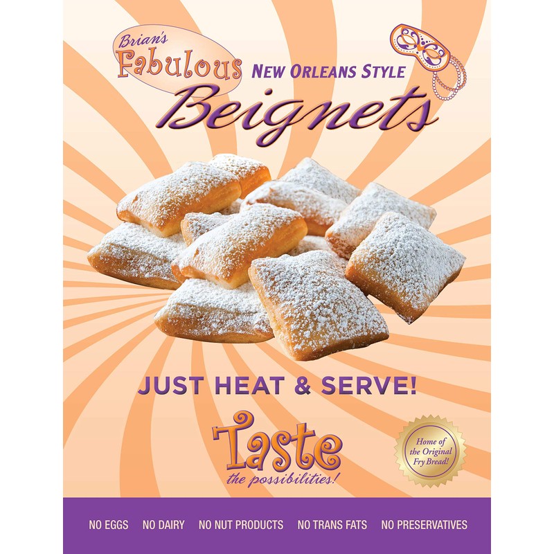 Brian's Fabulous - 100 Count - New Orleans Style Beignets