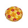 minimynimo Bead Cushion, Small, Round, Northern Europe, Orange, Brown (Pinwheel,