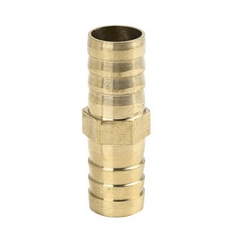 X AUTOHAUX 16mm Brass Barb Hose Fitting Straight Connector Adaptor for Air Water Gas Oil