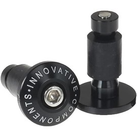 2 Pcs CNC Aluminum Handlebar End Caps Fits 22mm Motorcycle Motorcycle Grip Caps Impact Protection & Easy Installation (Gold)