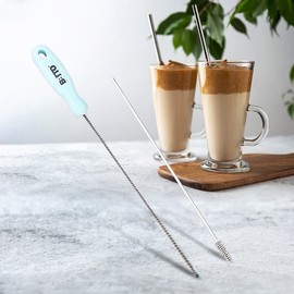 Straw Cleaning Brush 2-Piece Set, Gap Cleaning Tool 2-Piece Set 2ea