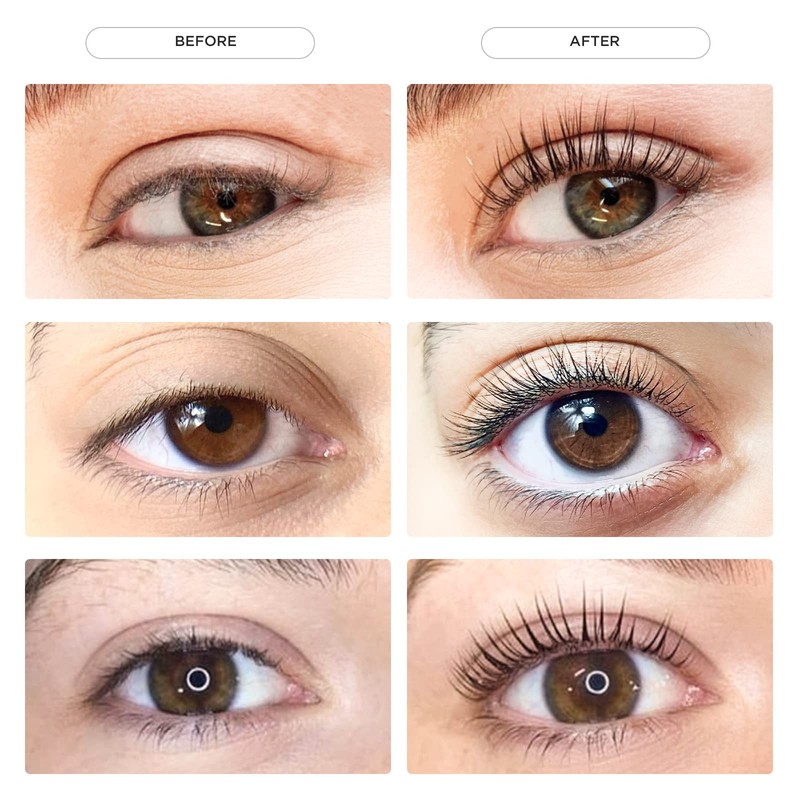 LASHVIEW Lash Lift Kit,Lash Lift,Professional Eyelash Perm Kit,Liquid Set,Semi-Permanent,Curling Perming,Wave