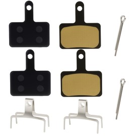 Jecdfs 2 Pairs High Performance Bicycle Brake Pads, Compatible with Common Bicycle Brake Systems, Organic/Semi-Metallic, Durable and Low Noise