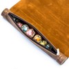 Dice Mat for Pen and Paper Faux Leather Rolling Polyhedral