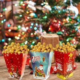 Christmas Themed Party Cutlery Set Christmas Themed Party Rice Box Birthday Party Meal Box Disposable Paper Rice Box  Chickencolor: 48pcs