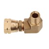 METER STAR 1/4 inch left-hand thread gas connection fitting, 90