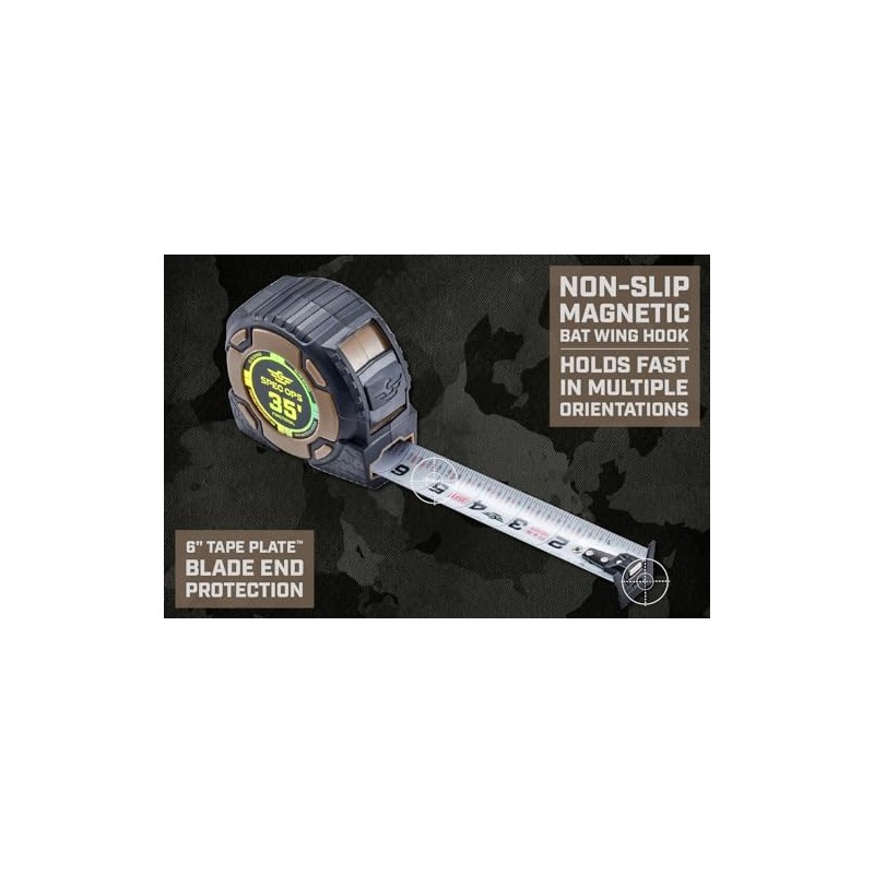 Spec Ops Tools Elite Series - Cinta métrica magnética de