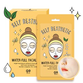 [G9SKIN] SELF AESTHETIC WATER-FULL FACIAL MASK 0.8 fl oz (23 ml) / [Genine Skin] Self-Esthetic Water-Full Facial Moisturizing Mask Sheet