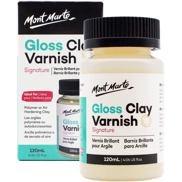 Mont Marte Clay Varnish – 120ml – Gloss Varnish for