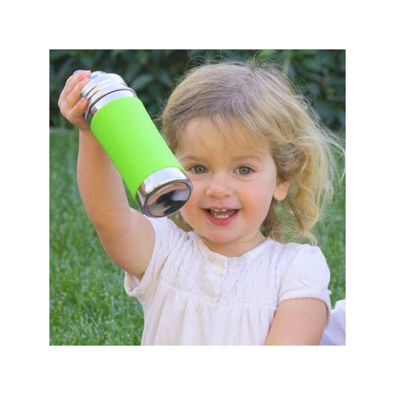 Pura Kiki Stainless Steel Sippy Bottle 325ml - Aqua