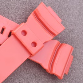 Resin Replacement Strap for Casio G-Shock GA-150/200/201/300/310, Watch Accessories for Men and Women (Orange)