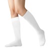 Cotton Calf Stockings Extra Long Smooth Knitted Stockings with Grip