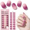 Semi Cured Gel Nail Strips - Gel Polish Material, No