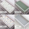Bimocosy 4 Pack Cot Sheets,100% Microfiber- Breathable, 120 x 60cm