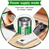 USB D Rechargeable Batteries Lithium 1.5V Constant Output 15000mWh Li-ion