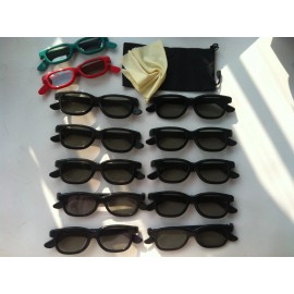 Beyution 10 Pairs Adult + 2 Pair Kids Passive 3D glass Glasses for Vizio LG Hisense Haier