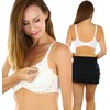 ToBeInStyle Bralettes de lactancia sin costuras para mujer, Individual: borde