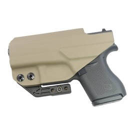 FDO Industries IWB Kydex Holster Compatible with Glock 43/43x -The Paladin Series -Made in USA- (Flat Dark Earth)