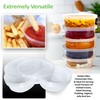 Sabco - 8oz Clear Round Plastic Takeaway Sauce Pots With