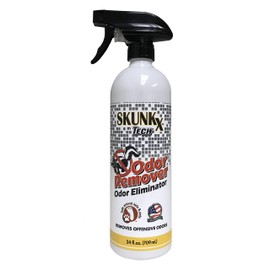 TECH Skunk-X Odor Eliminator Spray - Instant Odor Remover for Washable Fabrics and Indoor Spaces (24 Oz)