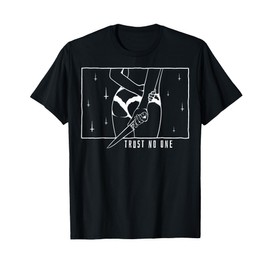 Trust No One - Sad Aesthetic Edgy Streetwear T-Shirt