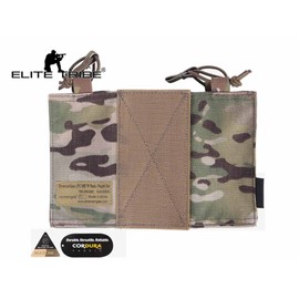 Elite Tribe MOLLE JPC MBITR Radio Pouch Set Utility Military Double Sub Bag