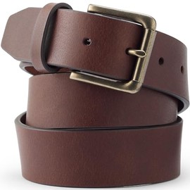 Lands' End Mens Vintage Jean Belt Brown Regular 42