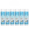 Badger 뱃져 Badger 썬스틱 SPF35 뱃저 산화아연 시어버터 워터프루프 선스틱 무향 18.4g 6팩 Badger Sunstick SPF35 Zinc Oxide Shea Butter Waterproof Unscented 18.4g 6-Pack