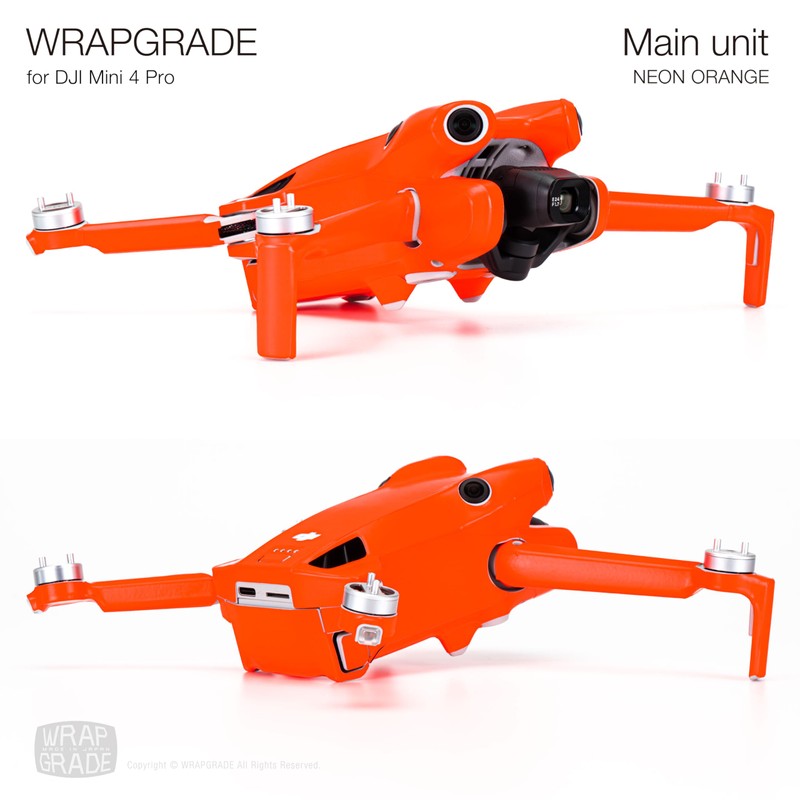 WRAPGRADE Skin Stickers Compatible with DJI Mini 4 Pro |