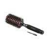 T4B LUSSONI Natural Style Detangling Wooden Round Styling Hairbrush with