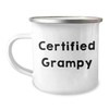 Grampy Gifts from Men for Christmas Unique Camping Mug with