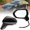 Lqito Left Driver side Mirror Fits 2018-2024 Toyota Camry with