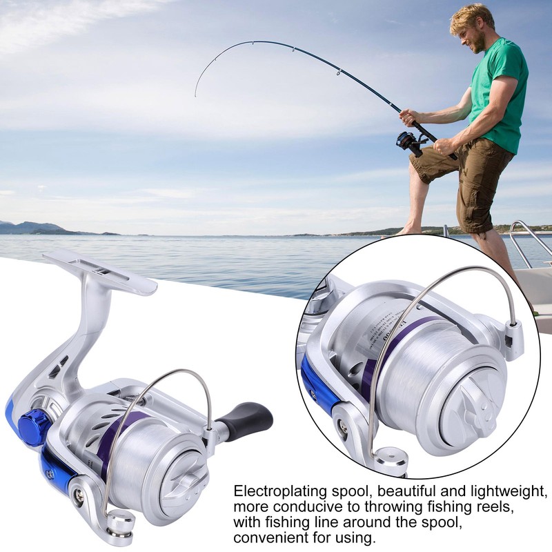 Portable Fishing Reel Casting Rods with Fish Wire Spinning Reel