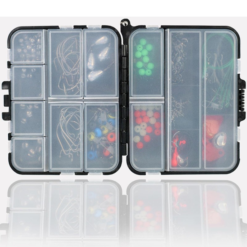 FOLANDO 187-Piece Fishing Tackle Kit with Organiser Box - Complete